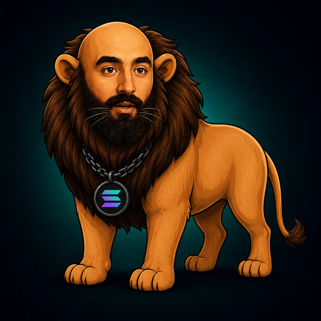 Mert Lion — Solana Pets character artwork